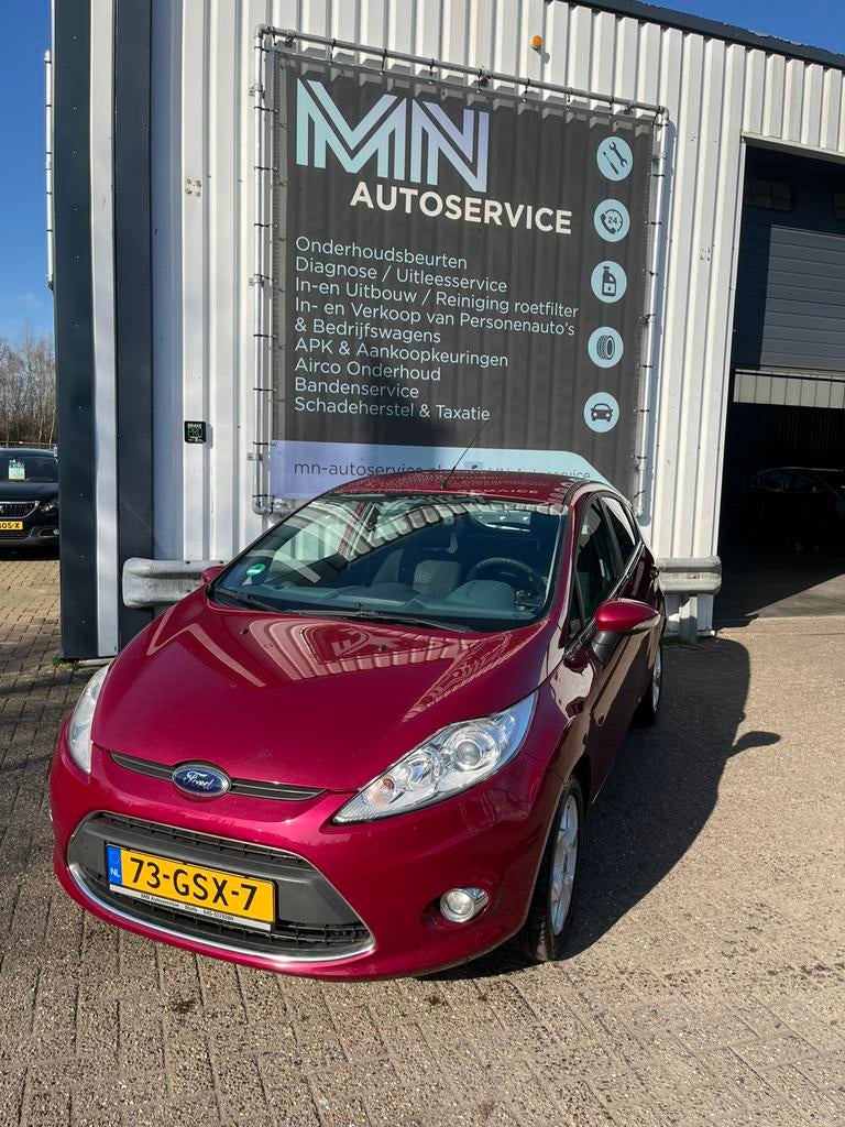 Ford Fiësta 1.25 60KW Airco 5DR 2008, Auto's, Voorwielaandrijving, Stof, 1242 cc, Origineel Nederlands