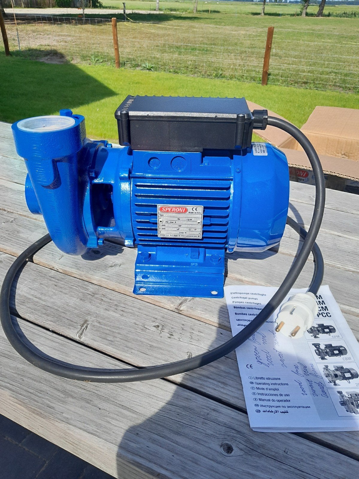 pomp speroni cbm 60, Ophalen, Nieuw, Beregeningspomp