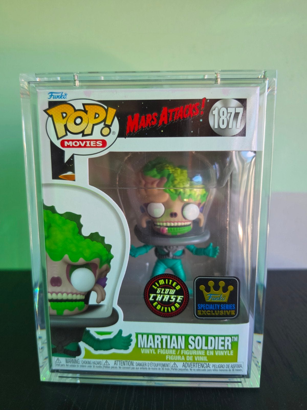 Funko Pop! Mars Attacks Martian Soldier 1877 Chase, Ophalen of Verzenden, Nieuw
