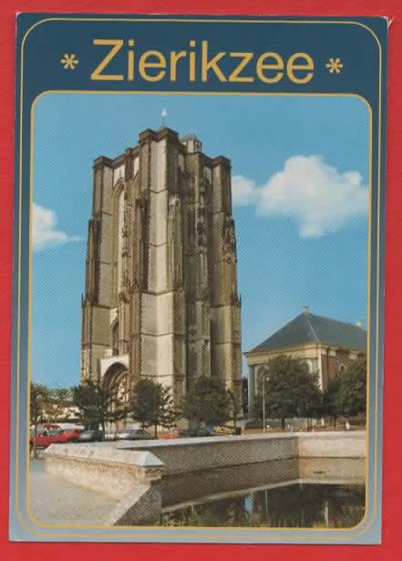 Zierikzee - de St. Lievens Monstertoren - 1989 (pst. R'daal), Verzenden, 1980 tot heden, Gelopen, Zeeland
