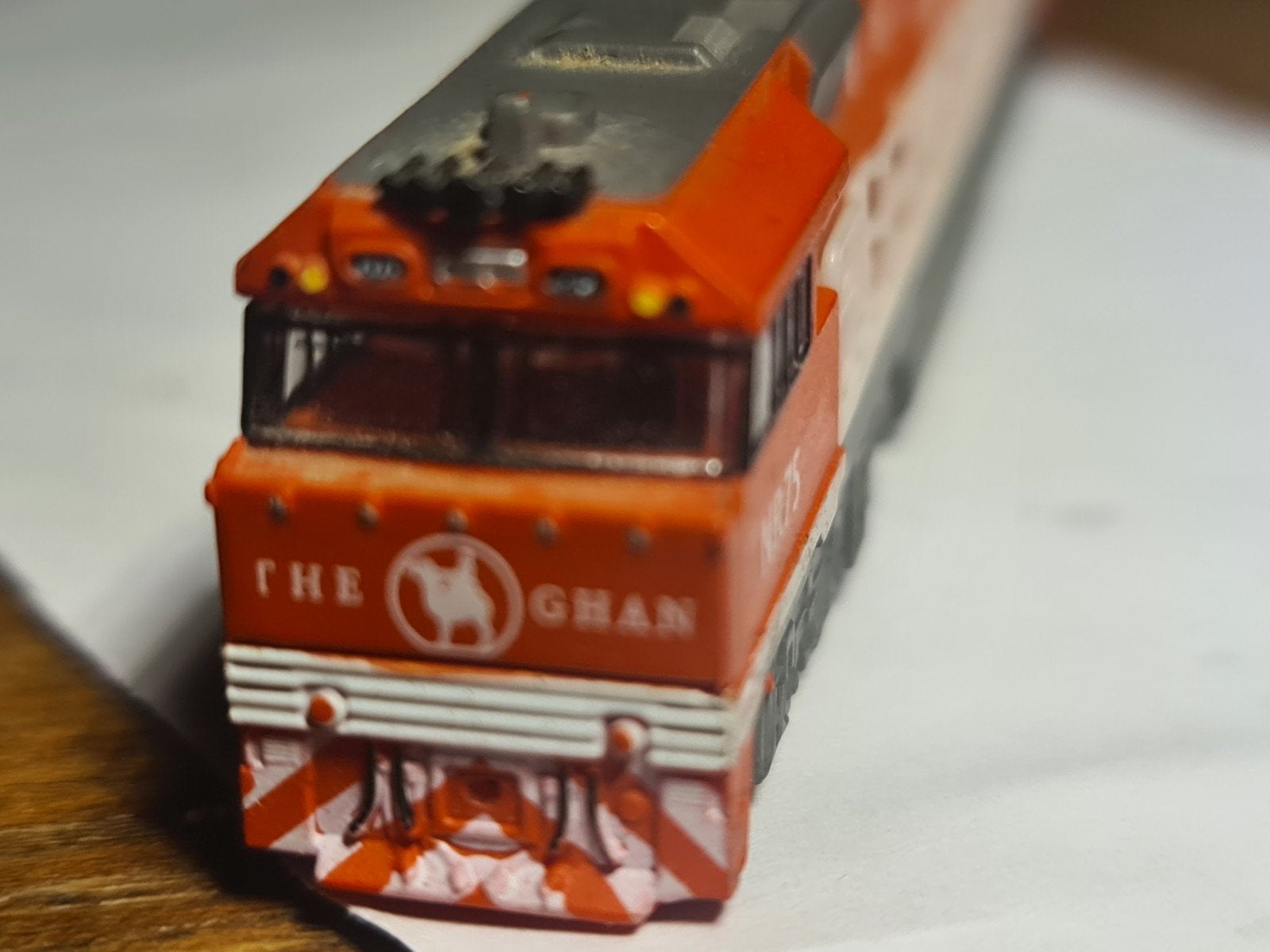 Nr75 THE GHAN stoomlocomotief demonstratie model, Hobby en Vrije tijd, Modeltreinen | Overige schalen, Ophalen of Verzenden, Gelijkstroom