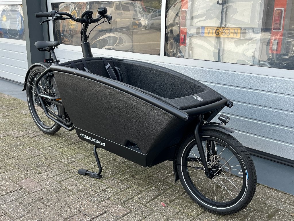 Urban Arrow Family Bakfiets Cargobike Transportfiets 72km, Fietsen en Brommers, Elektrisch, Zo goed als nieuw, 2 kinderen, Schijfrem