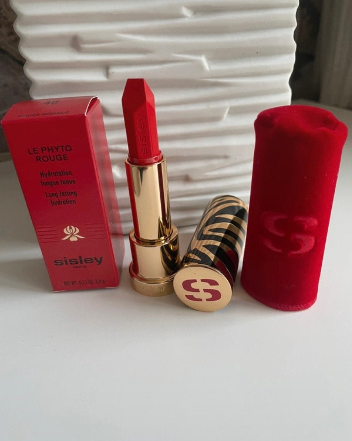 Sisley Le Phyto Rouge 40 Rouge Monaco Lippenstift, Lippen, Nieuw, Ophalen of Verzenden, Make-up