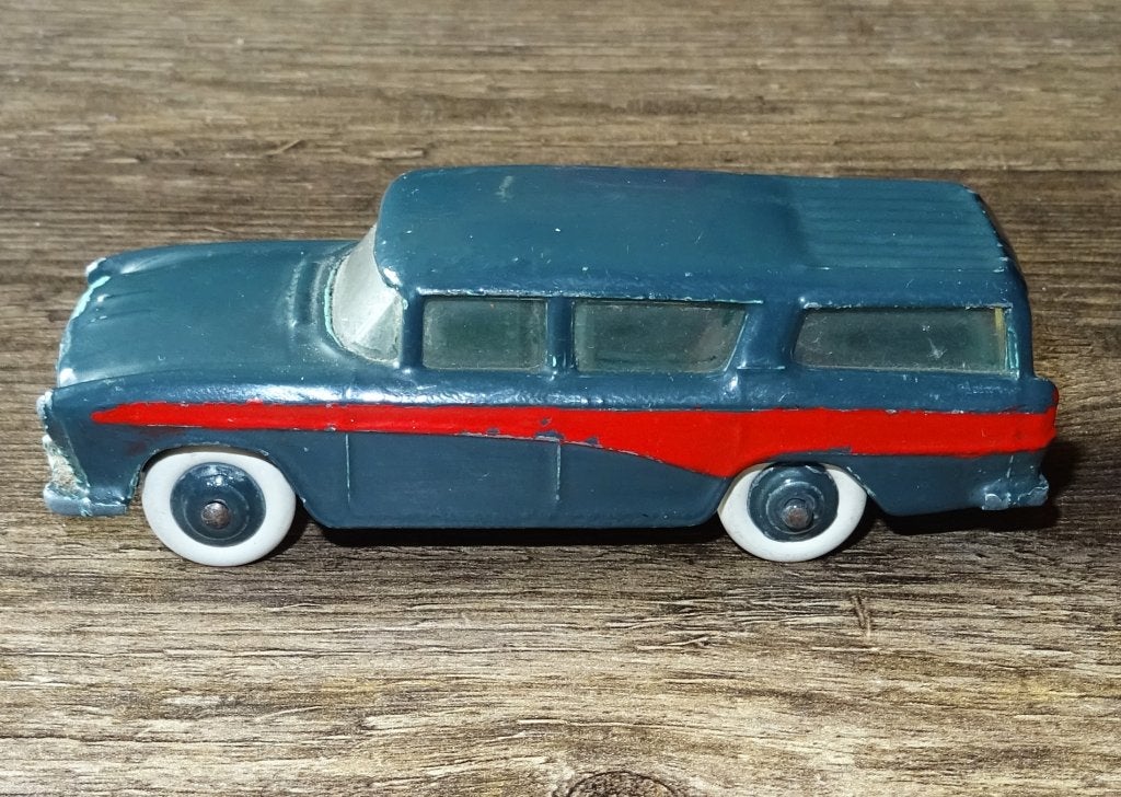 Dinky Toys Nash Rambler, blauw/groen en rood., Ophalen of Verzenden, Gebruikt, Auto, Dinky Toys