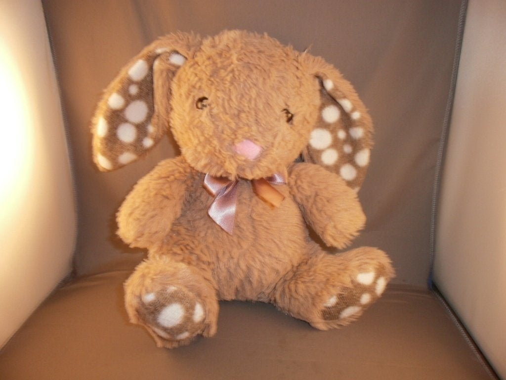zdt lapin marron konijn bruinharig oren gestipt bruin/wit en, Overige merken, Overige karakters, Ophalen of Verzenden, Wasbaar