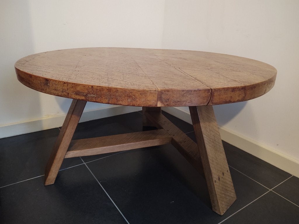 Wabi Sabi brutalist salontafel, Huis en Inrichting, Tafels | Salontafels, Ophalen, 50 – 75, Gebruikt, 50 tot 100 cm