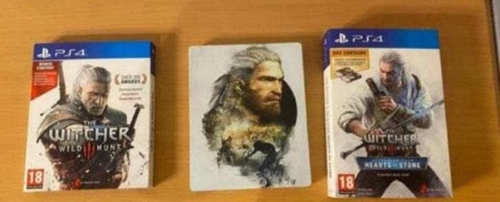 The witcher wild 3 hunt + steelbook + expansion pack, Avontuur en Actie, Vanaf 18 jaar, Vincent's games, 1 speler