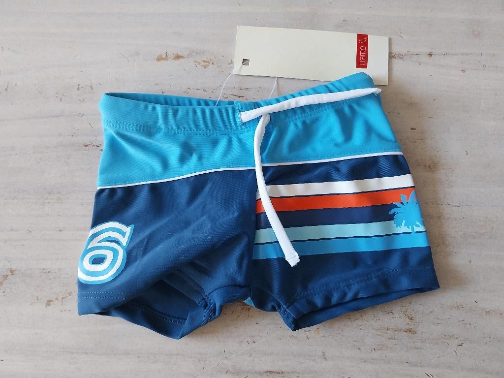Name It zwembroekje boxer blauw tinten maat 62 NIEUW, Maat 62, Nieuw, Ophalen of Verzenden, Zwembroek