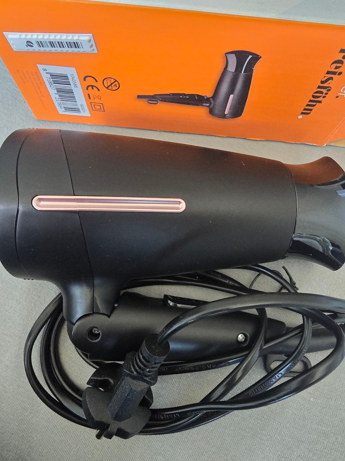 reisföhn / travel hairdryer as good as new, Ophalen, Zo goed als nieuw, Haarverzorging