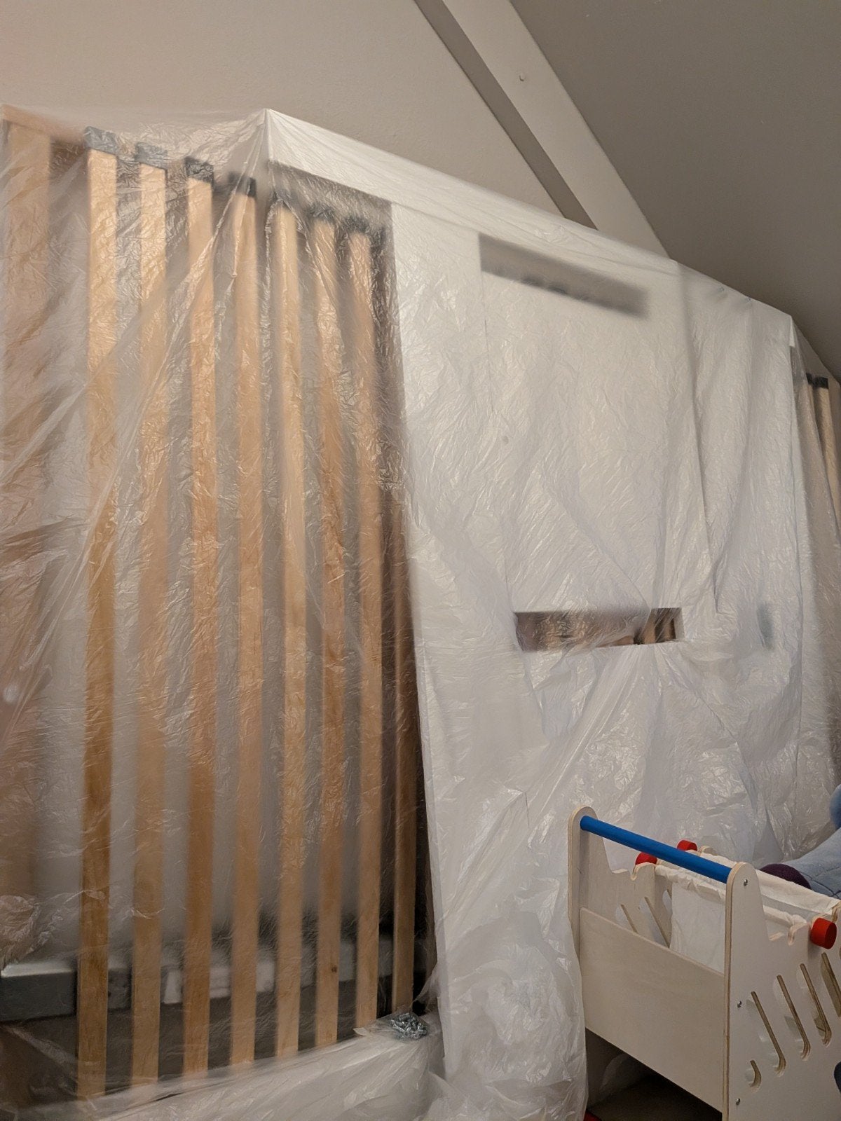Wit tweepersoonsbed 140x200 cm compleet, zonder matras, Gebruikt, Wit, Tweepersoons, 200 cm