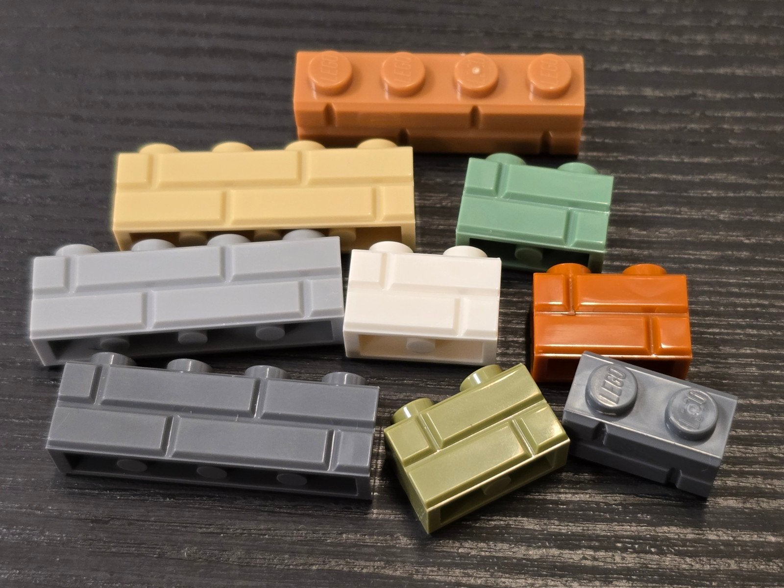 Lego steenmotief 1x2 en 1x4  500of1000stuks nieuw partij, Ophalen of Verzenden, Nieuw