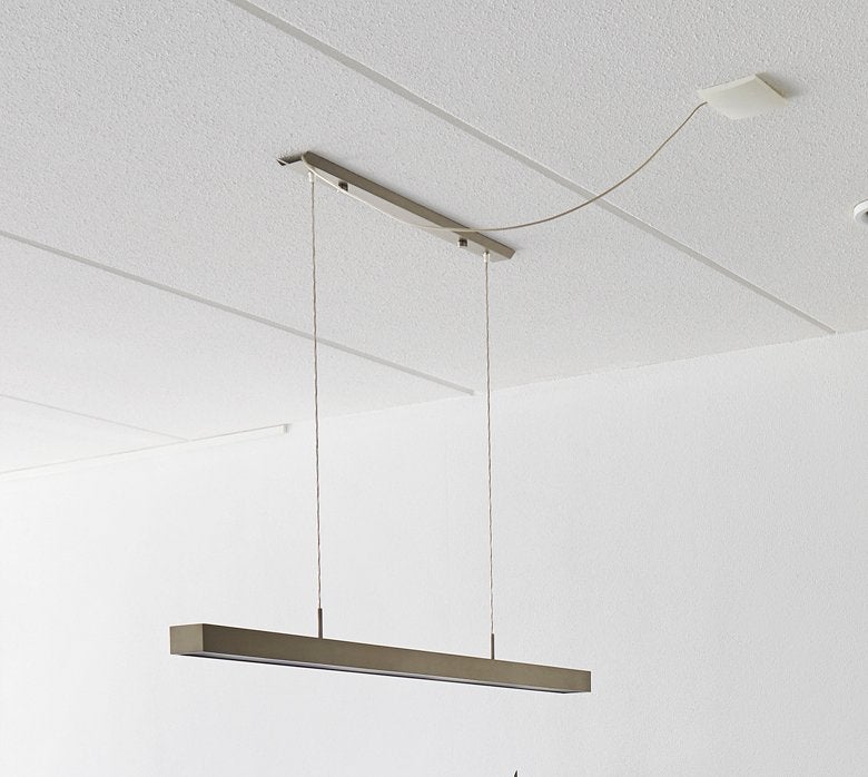 Pujol hanglamp 4x200W Philips R7s, Ophalen, Gebruikt, Overige fittingen, Glas
