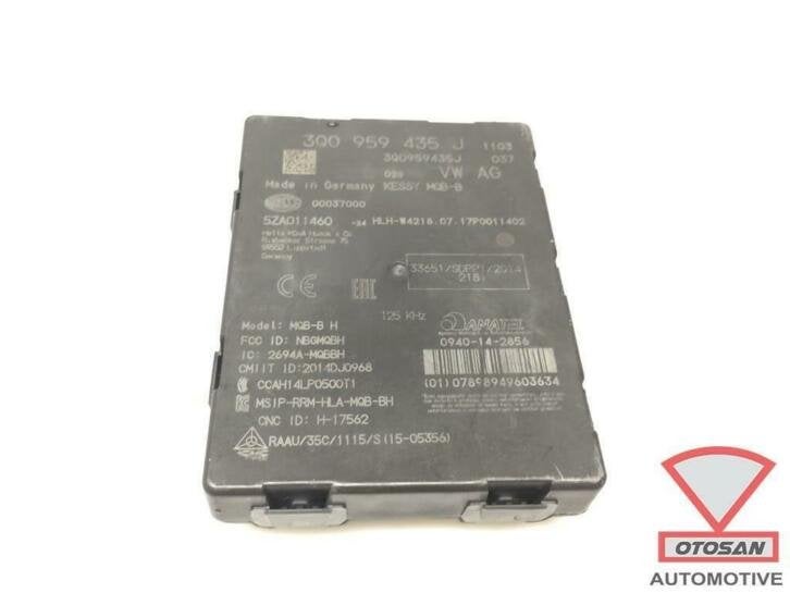 vw polo 2g 2018 golf 7 keyless entry module 3q0959435j