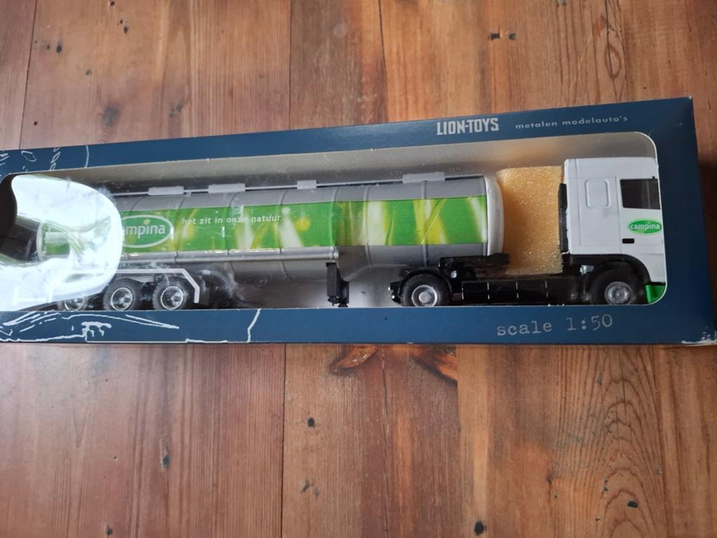 Lion Toys Campina Tankwagen Modelauto Schaal 1:50, Ophalen of Verzenden, Nieuw, Bus of Vrachtwagen, Lion Toys