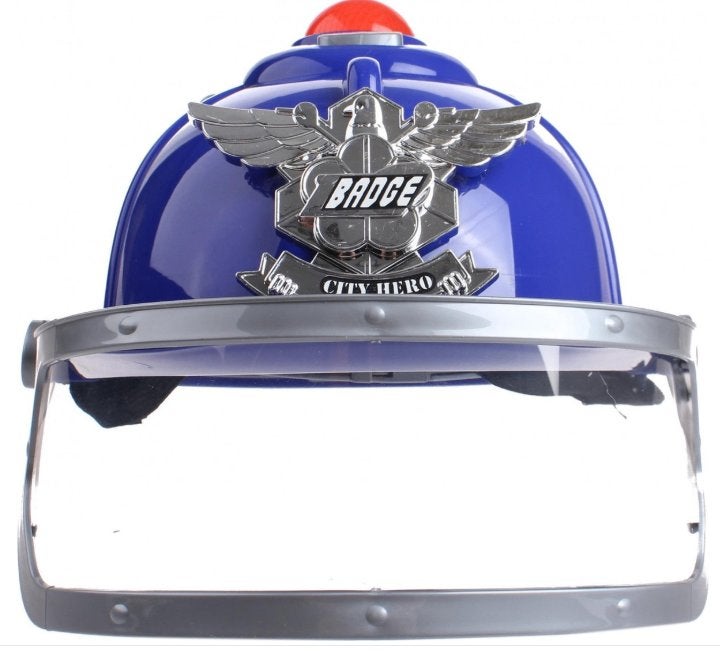 Toi-toys Politiehelm Met Licht En Geluid Blauw 25 cm - nieuw, Ophalen of Verzenden, Nieuw
