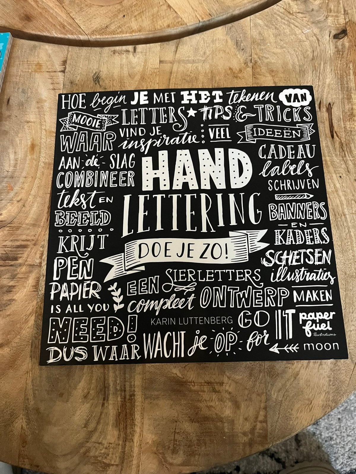 Boek handlettering doe je zo - zgan, Ophalen of Verzenden, Zo goed als nieuw, Tekenen en Schilderen