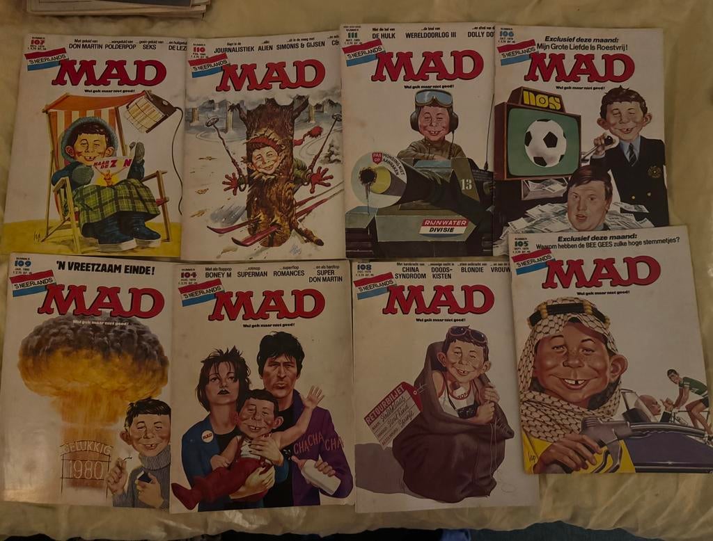MAD Strips - Diverse nummers van het humoristische blad, Ophalen of Verzenden, Gelezen, Overige typen