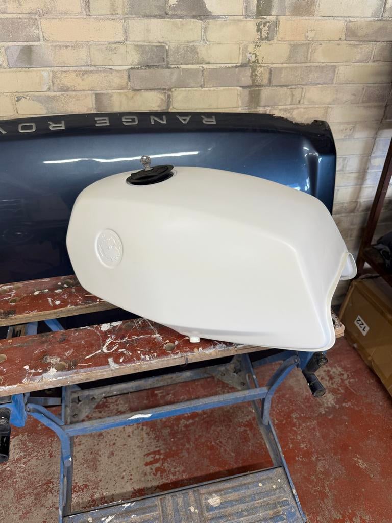 BMW R65 R80 R100 Tank - Wit, Motoren, Ophalen of Verzenden, Gebruikt