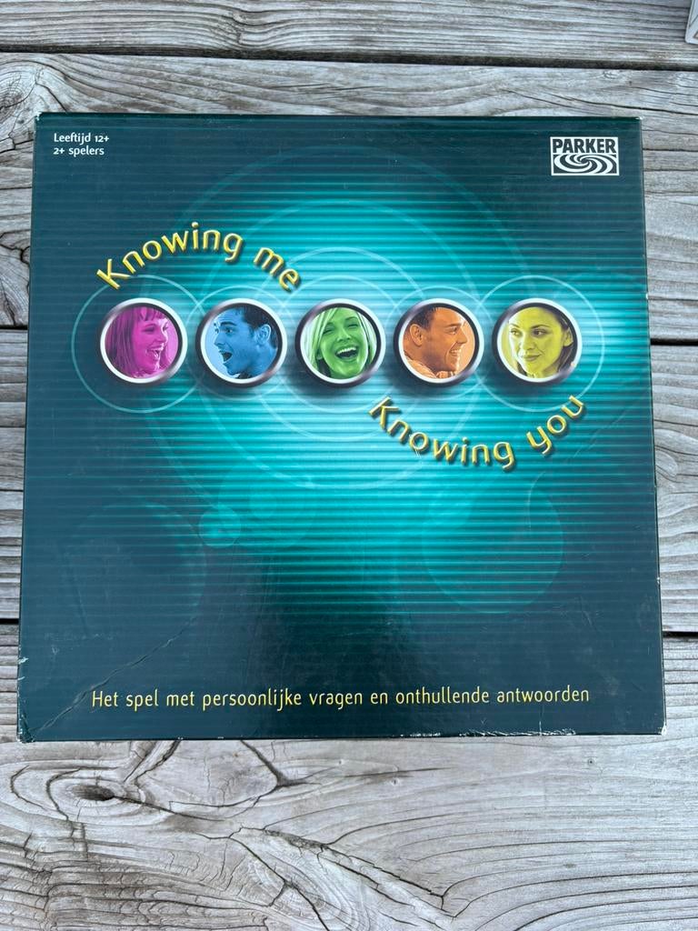 Knowing me knowing you, Hobby en Vrije tijd, Gezelschapsspellen | Bordspellen, Ophalen of Verzenden, Zo goed als nieuw