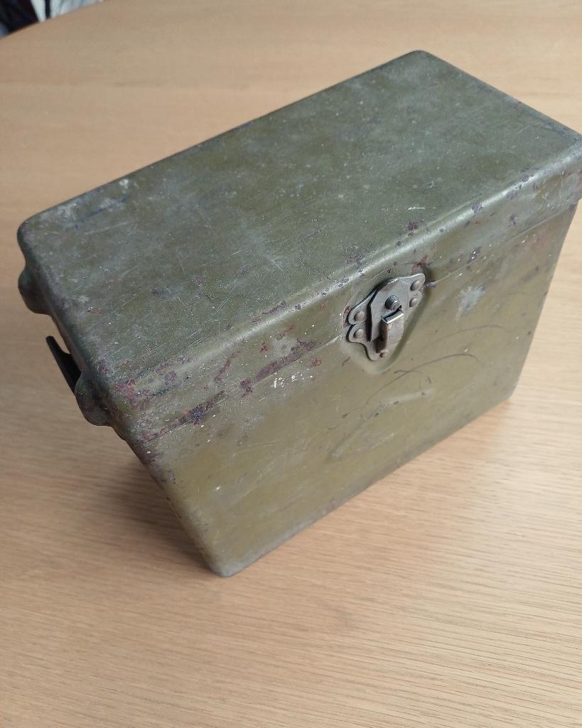Belgisch kistje veldtelefoon, Verzenden, Landmacht, Overige gebieden, Kist of Geocache