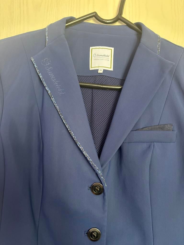 Wedstrijd jasje Samshield Victorine Crystal Fabric maat 36, Ophalen of Verzenden, Zo goed als nieuw, Dressuur, Bovenkleding