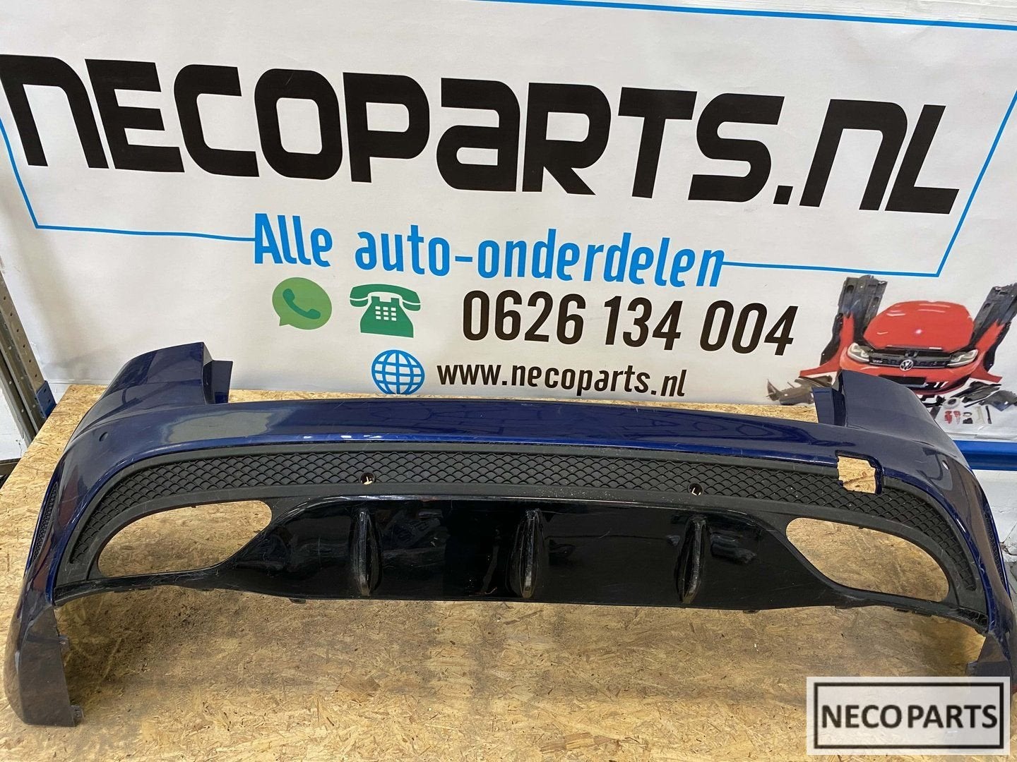 C klasse W205 Amg achterbumper combi station 6xpdc, Gebruikt, -, Ophalen of Verzenden, Achter