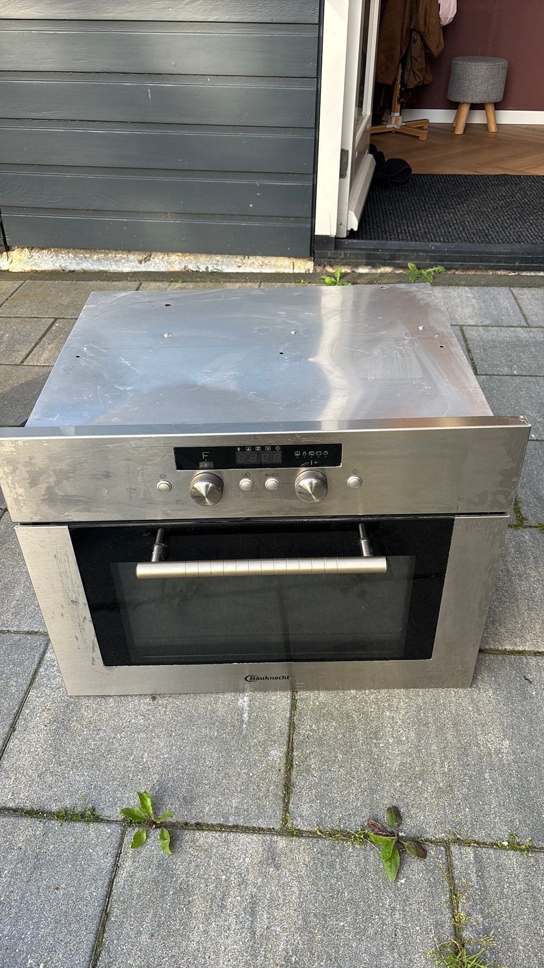 Inbouw-combimagnetron Bauknecht EMCHD 6244, Ophalen, Gebruikt, Inbouw, Combimagnetron