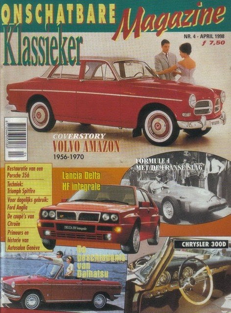 OK 4 1998 : Volvo Amazon - Triumph Spitfire - Ford Anglia, Ophalen of Verzenden, Gelezen, Algemeen