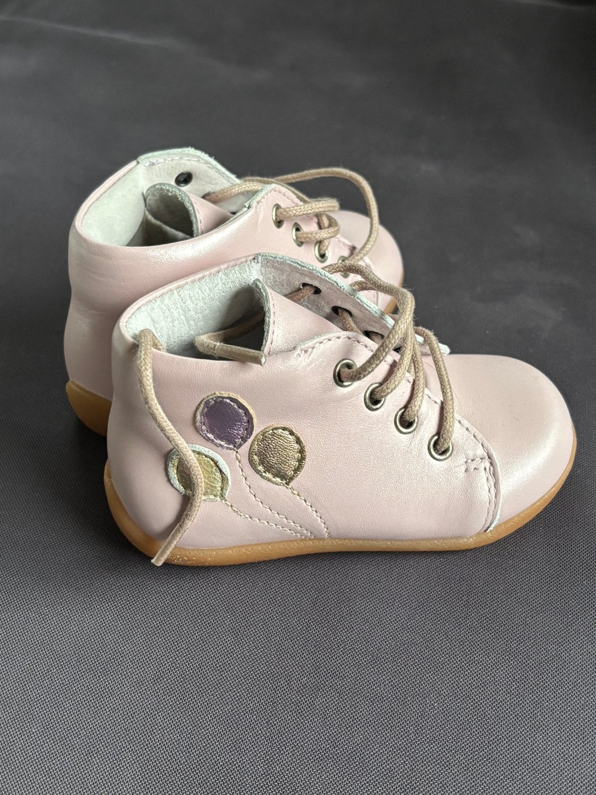 Nooit gedragen leren babyschoentjes., Schoentjes, Meisje, Ophalen of Verzenden, Zo goed als nieuw