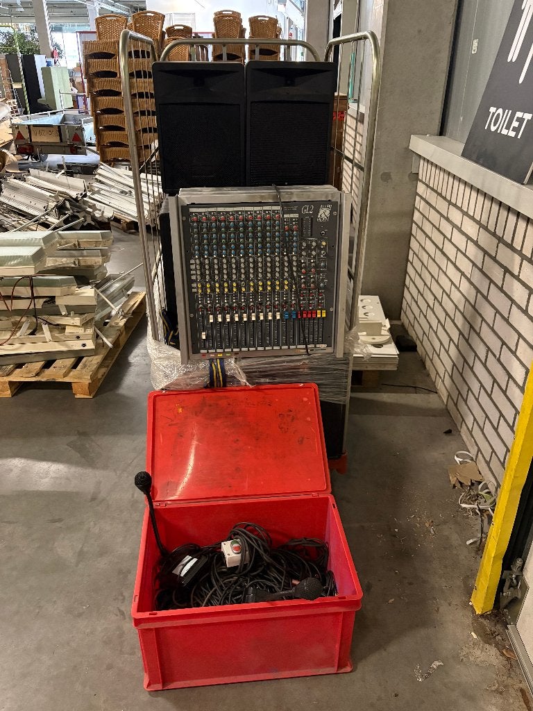 LEM (B10 Bi-Amp) boxen + Allen & Health GL2 mixstation, Ophalen, Gebruikt, Overige merken
