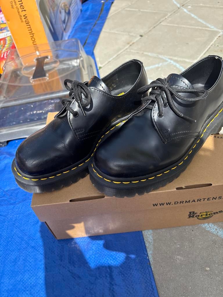 Dr. Martens 1461 BEX Smooth Zwarte Schoenen Maat 38, Ophalen, Schoenen met lage hakken, Zwart, Nieuw