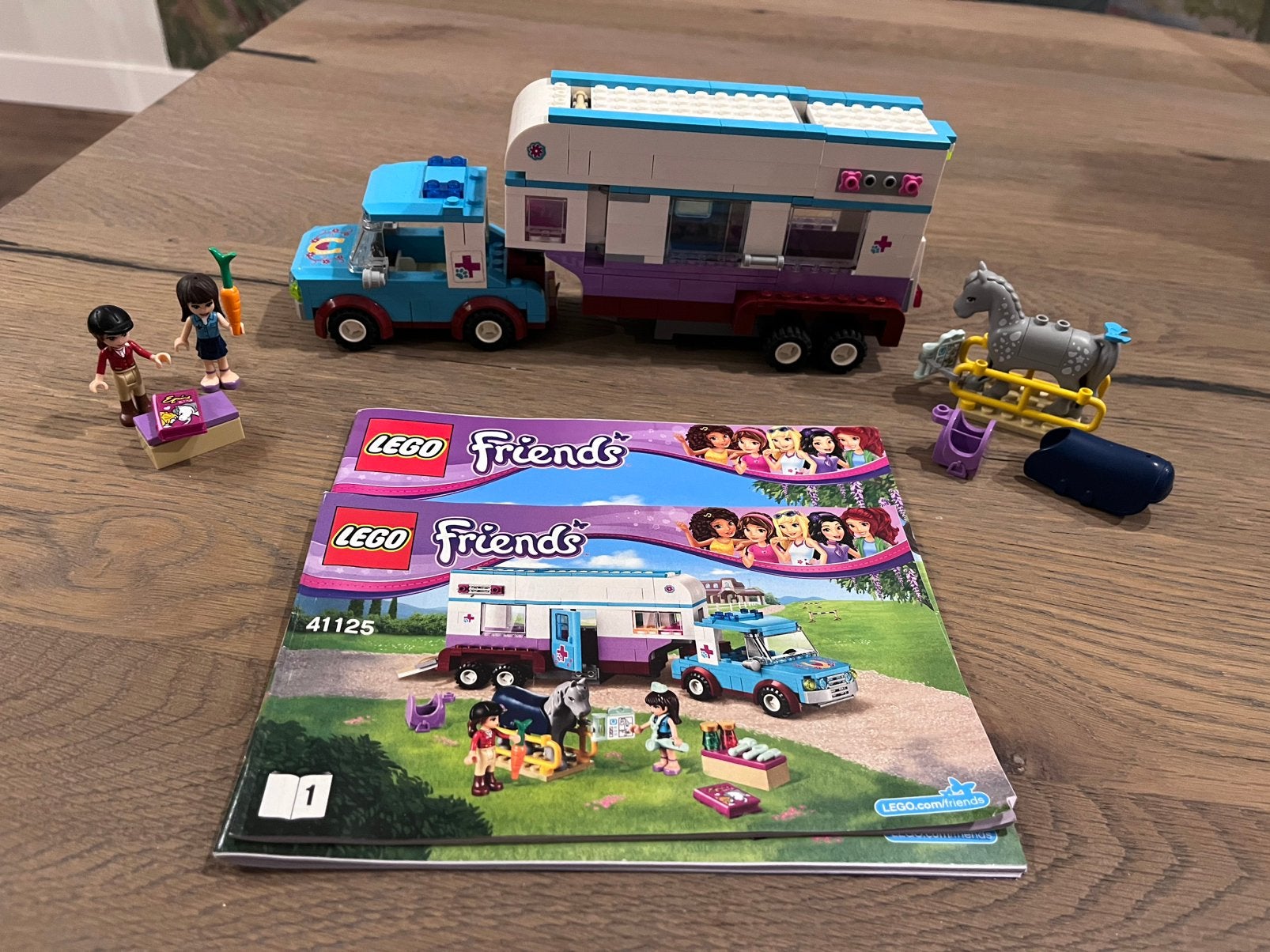 Lego Friends 41125 Paardendokter trailer, Compleet, Lego, Friends, Ophalen of Verzenden