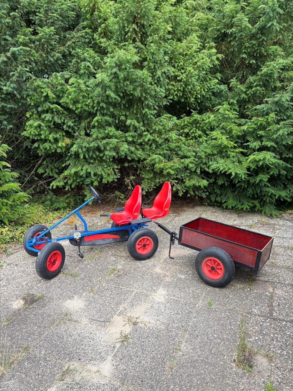 Skelter met duozit en aanhanger, Ophalen, Gebruikt, Berg, Duozit