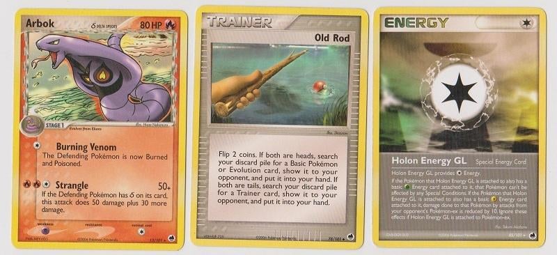 (031) POKeMON kaarten van de serie Ex Dragon Frontiers, Verzenden, Zo goed als nieuw, Meerdere kaarten