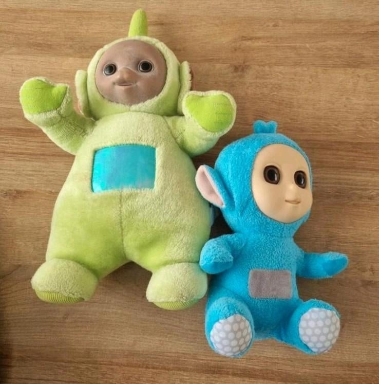 Teletubbie knuffels dipsy en baby, Ophalen of Verzenden, Zo goed als nieuw, Overige typen