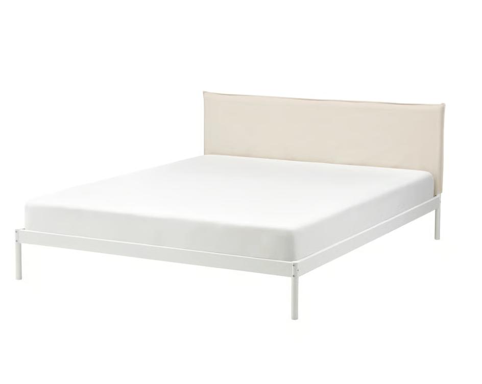 IKEA KLEPPSTAD bed frame – 140x200 cm – new in box, Ophalen, Wit, 140 cm, 200 cm