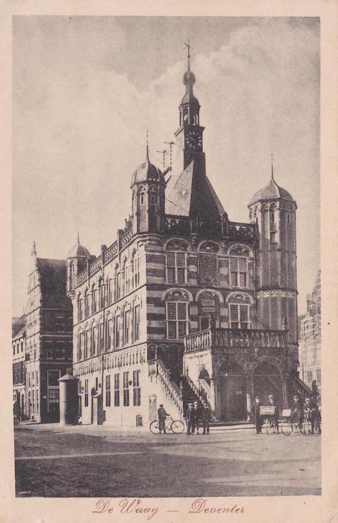 GA1223 De Waag Deventer Batmen Wilp Eefde Voorst 1918, Verzenden, Voor 1920, Gelopen, Overijssel
