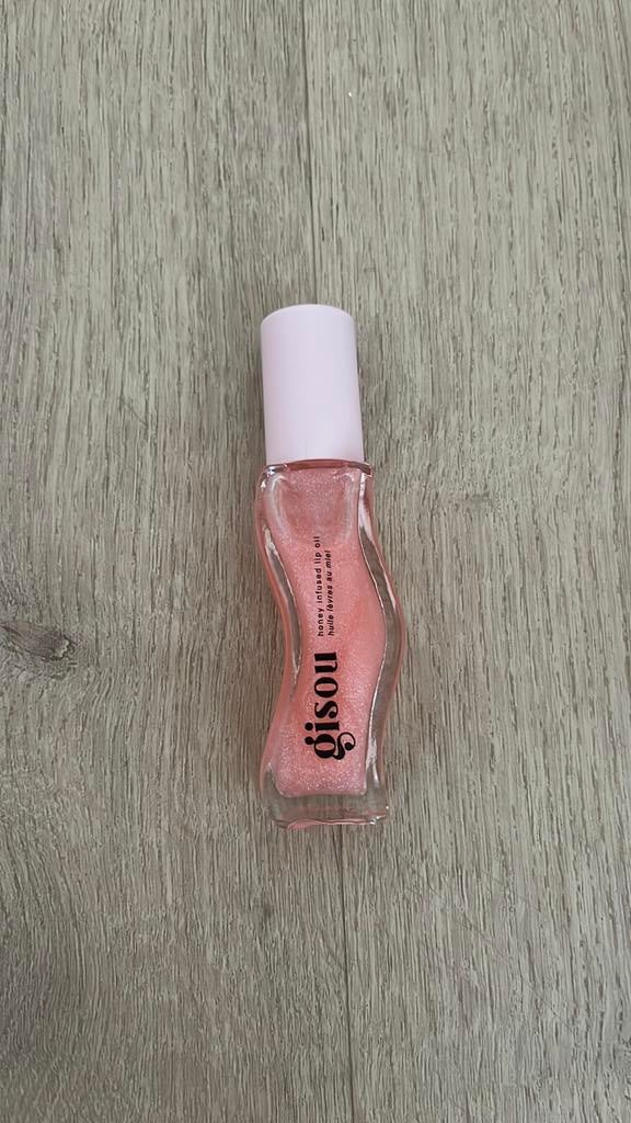 Gisou lip oil (orgineel!), Ophalen of Verzenden, Zo goed als nieuw, Roze, Lippen