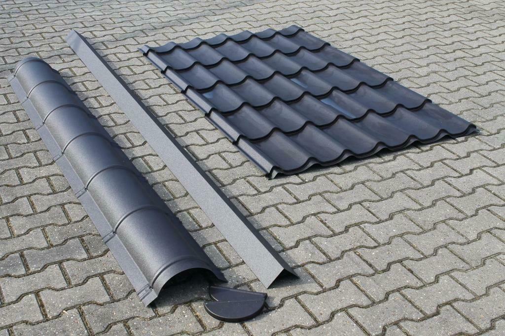 Dakpanplaten dakplaten damwandplaten mat Zwart Dakprofiel, Doe-het-zelf en Verbouw, Ophalen, Nieuw, Overige materialen, Minder dan 20 mm