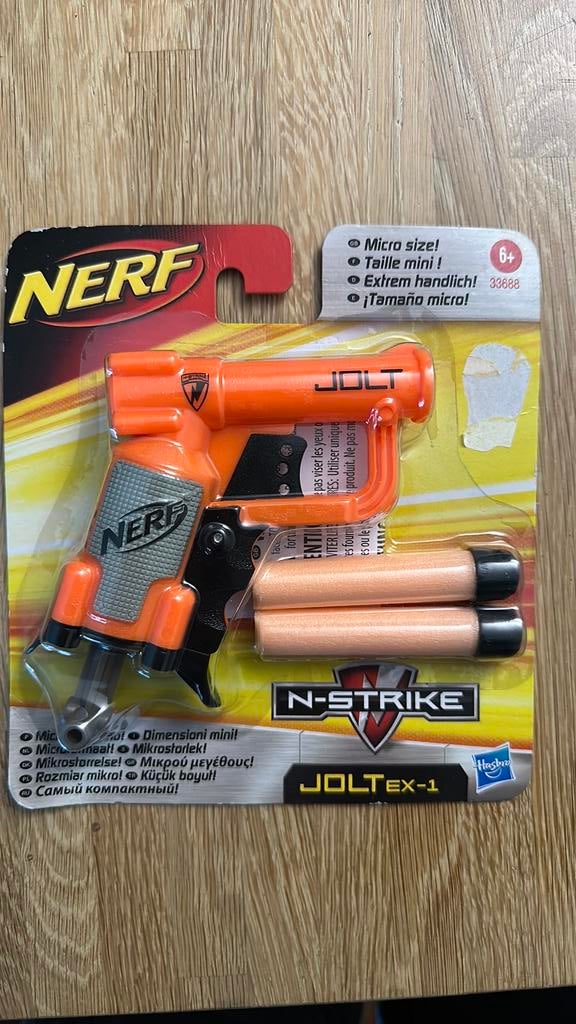 Nerf Jolt ex-1 mini gun, Ophalen, Nieuw
