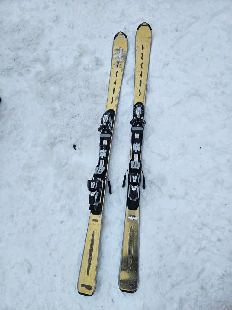 Collector item: Volant Vertex Gold Ski's, Ophalen, 140 tot 160 cm, Gebruikt, Carve