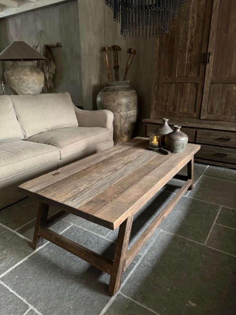 Salontafel Driftwood rondom (120x70cm), Huis en Inrichting, Tafels | Salontafels, Ophalen