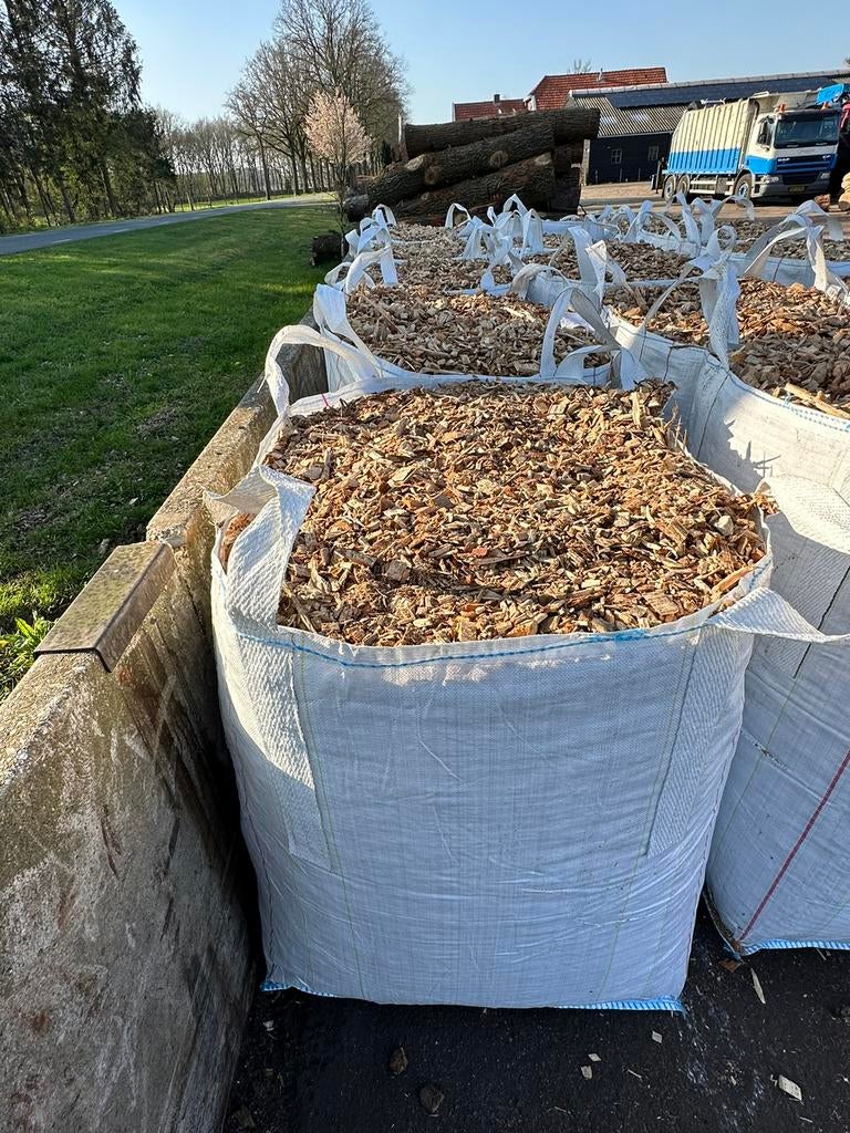 Bigbag stamhoutsnippers top kwaliteit houtsnippers snippers, Ophalen, Nieuw