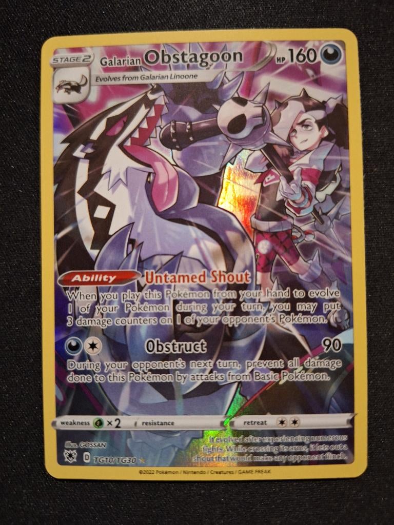 Galarian Obstagoon TG10 (Astral Radiance), Verzenden, Zo goed als nieuw, Losse kaart