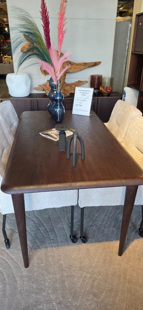 Eettafel | Bruin Mangohout | Rechthoek | 160/90cm