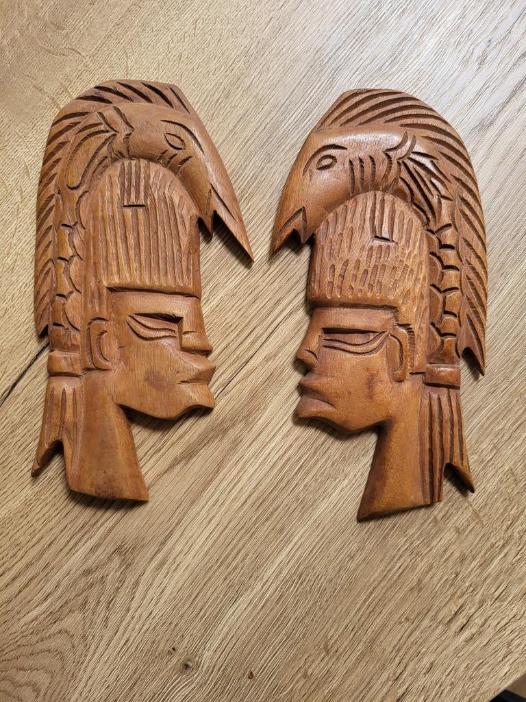 Handgesneden houten platen., Ophalen of Verzenden