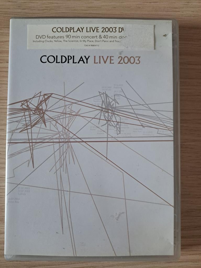 Coldplay - Live 2003 DVD, Ophalen of Verzenden