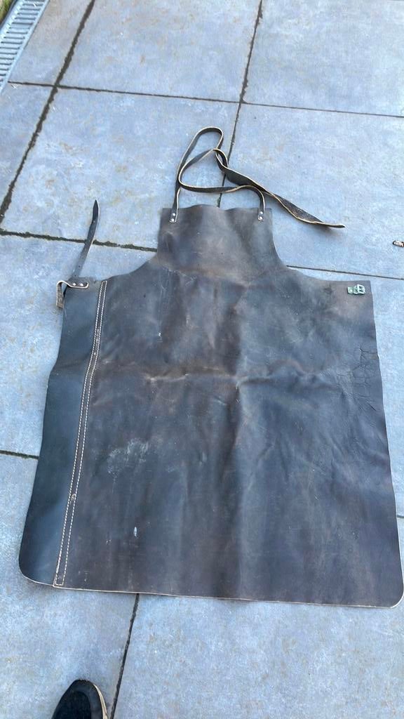 Leren schort, Tuin en Terras, Barbecue-accessoires, Ophalen of Verzenden, Zo goed als nieuw