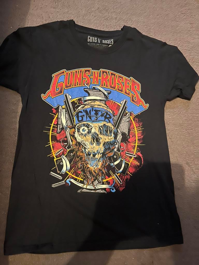 Concert shirt Guns n Roses, Kleding | Heren, T-shirts, Verzenden, Zo goed als nieuw, Overige maten, Zwart