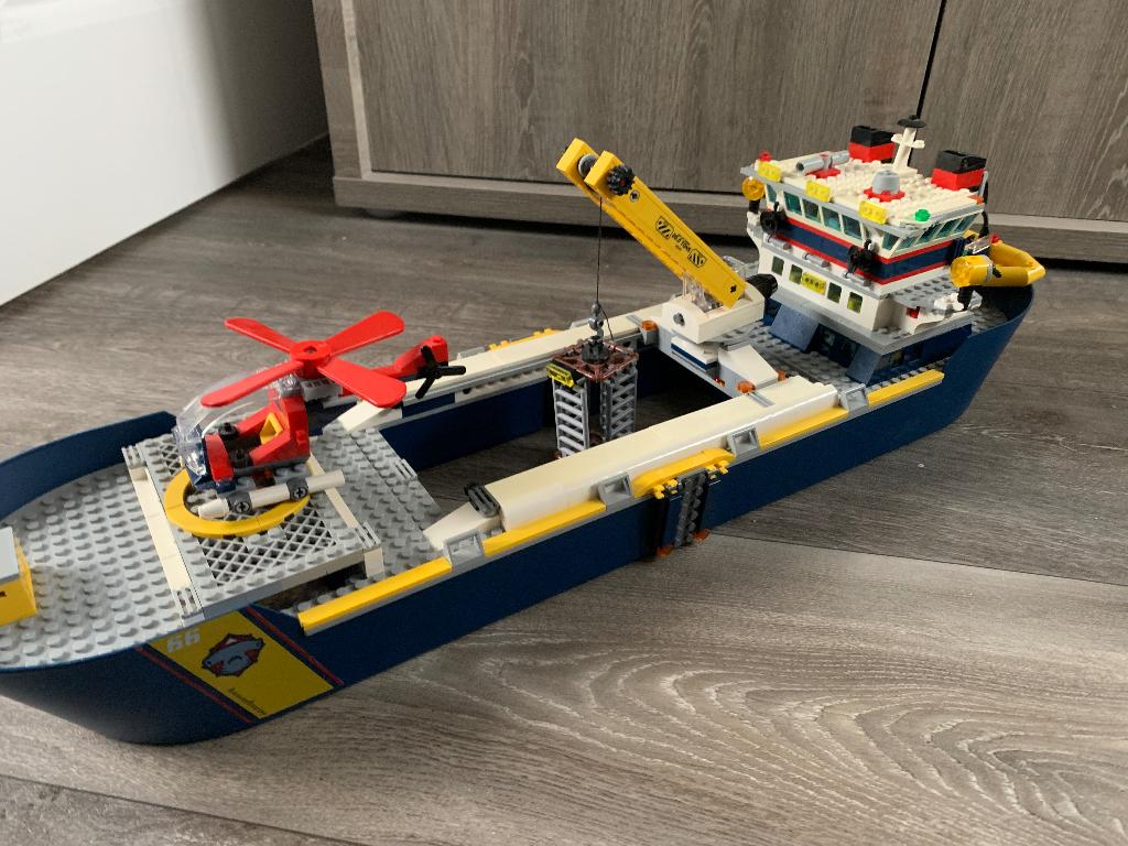 Lego city oceaan schip, Ophalen, Nieuw